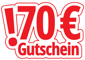 70 € Gutschein