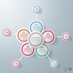 Infographic Design Flower 10 Options