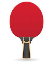 racket for table tennis ping pong vector illustration