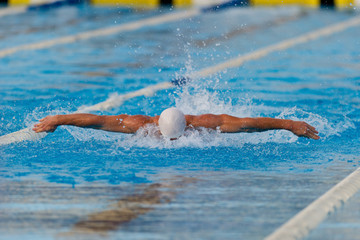 swimming butterfly