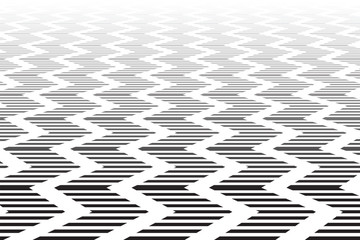 Zigzag textured surface. Abstract geometric background.