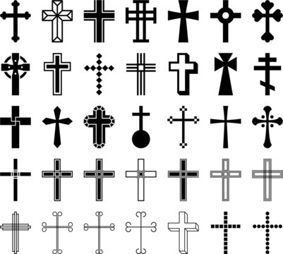 Set of vectorized Crosses