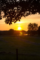 Sunset Landscape in denmark
