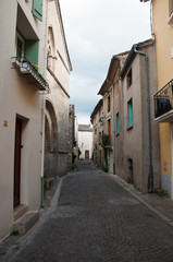 Fototapeta na wymiar ruelle village de Villemagne dans l' Hérault