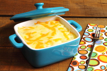 Cottage pie in an individual casserole