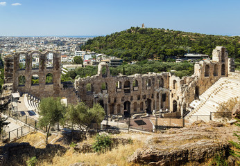 Fototapeta na wymiar Odeon of Herodes Atticus, Athens