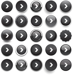 Round black arrow icons.