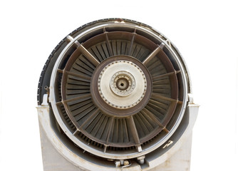 jet engine close-up