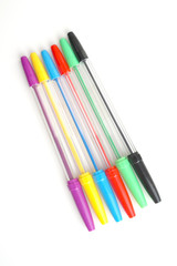 Fototapeta premium Collection of ball-point pen