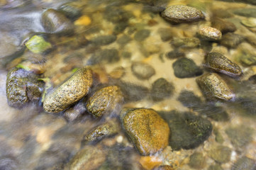 Stones in river