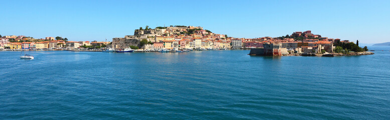 Fototapeta na wymiar Portoferraio na wyspie Elba, Włochy, Europa.
