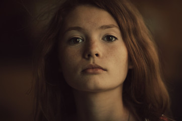 Fototapeta premium portrait of a beautiful girl