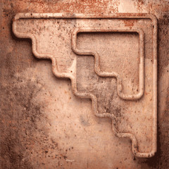 Old metal background