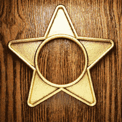 golden and wood background