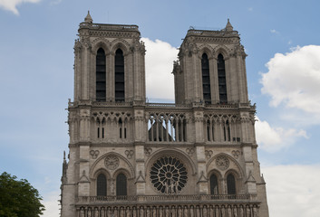 Naklejka na ściany i meble Notre-Dame, Paris, Frankreich
