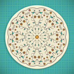 Round Ornament Background