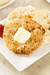Organic Whole Wheat English Muffins