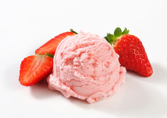 Strawberry ice cream