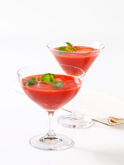 Strawberry cocktails