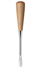 Screwdrivers with wooden handles. Vector illustration