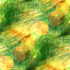 Obraz na płótnie Canvas bokeh wallpaper background watercolor art green seamless texture