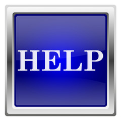 Blue shiny icon