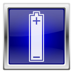 Fototapeta premium Blue shiny icon