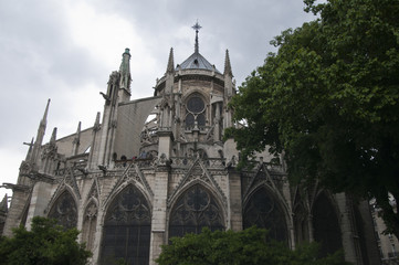 Fototapeta na wymiar Notre-Dame, Paryż, Francja