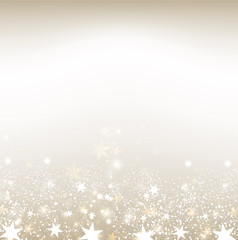Elegant Christmas background with snowflakes and place for text.