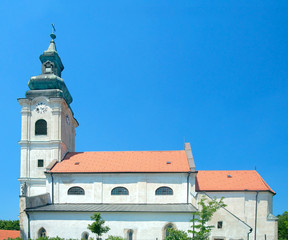 Roman catholic church of Holy Cross, Devin, Bratislava, Slovakia