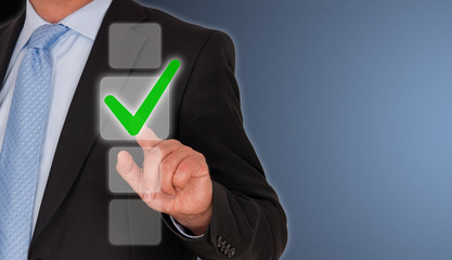 Businessman with Checklist