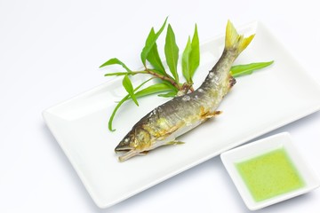 鮎の塩焼き