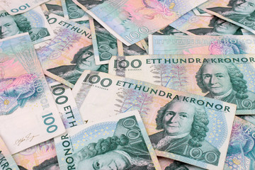 Obraz na płótnie Canvas Szwedzkie banknoty