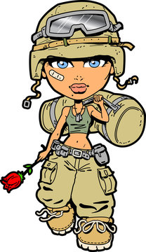 Female Soldier