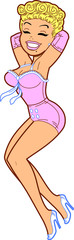 Retro Glamour Showgirl