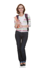 Fototapeta premium Portrait Of Female College Student