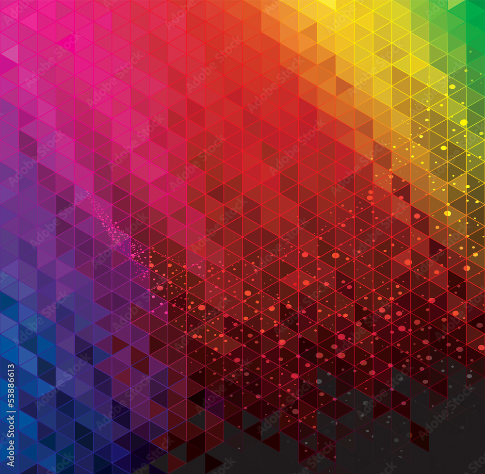Poster abstract modern geometric colorful background.