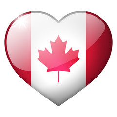 canada heart button