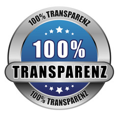 Obraz premium 5 Star Button blau 100% TRANSPARENZ DTO DTO