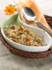 Mushroom risotto