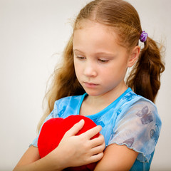 Portrait of sad child