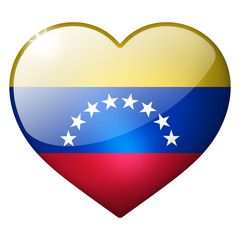 venezuela heart button