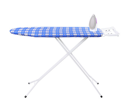 ironing board isolated on a white background