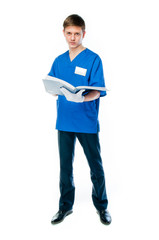 young and handsome male doctor