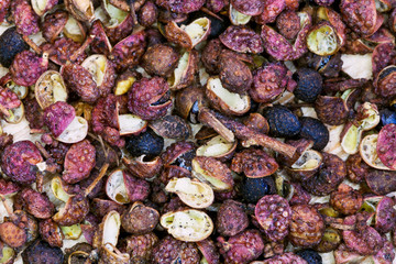 Sichuan pepper close up