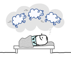 sleeping man & nice dream