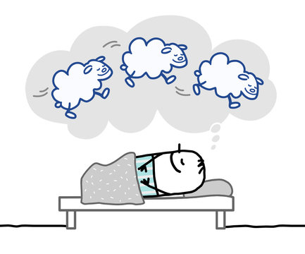 sleeping man & nice dream