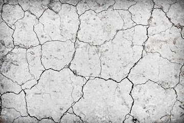 Dry cracked ground during drought