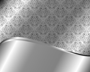 Metal frame with a pattern 8