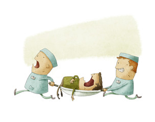 Illustration of Paramedics at Work